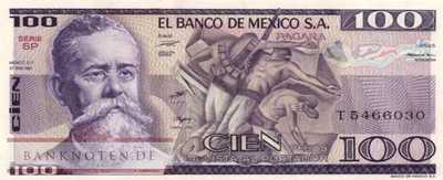 Mexico - 100  Pesos (#074a-SP_UNC)