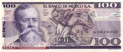 Mexico - 100 Pesos (#074b-UJ_UNC)