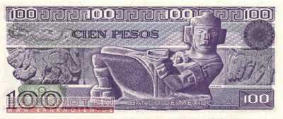 Mexico - 100  Pesos (#074c-UU_UNC)