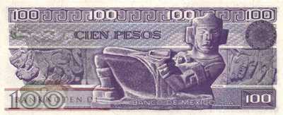 Mexico - 100  Pesos (#074c-VD_UNC)