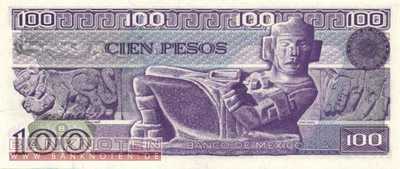 Mexico - 100 Pesos (#074c-VJ_UNC)