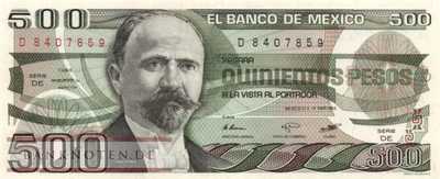 Mexico - 500 Pesos (#079a-CW_UNC)