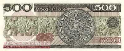 Mexico - 500  Pesos (#079a-DG_UNC)