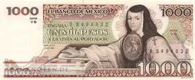 Mexico - 1.000  Pesos (#080b-VB_UNC)