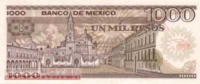 Mexico - 1.000  Pesos (#085-YL_UNC)