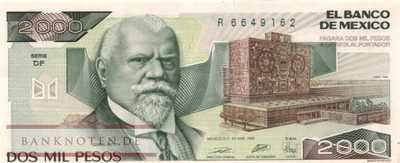 Mexico - 2.000  Pesos (#086c-DF_UNC)