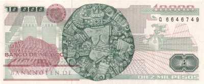 Mexico - 10.000  Pesos (#090b-NE_UNC)