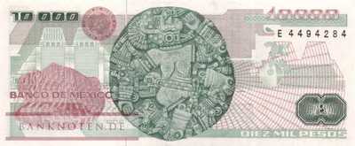 Mexico - 10.000  Pesos (#090c-PJ_UNC)