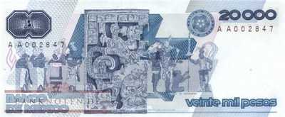 Mexico - 20.000  Pesos (#091a-A_UNC)