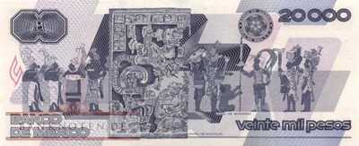 Mexico - 20.000  Pesos (#092b-EB_UNC)