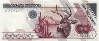 Mexico - 100.000  Pesos (#094a-A_UNC)