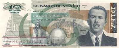 Mexico - 10  Nuevos Pesos (#095-P_UNC)