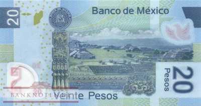 Mexico - 20  Pesos (#122-AC_UNC)