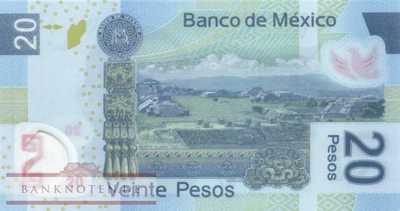 Mexico - 20  Pesos (#122-X_UNC)