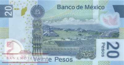 Mexico - 20  Pesos (#122-Y_UNC)