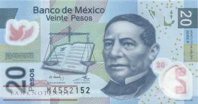 Mexico - 20  Pesos (#122i-P_UNC)