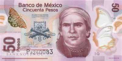 Mexico - 50  Pesos (#123A-Q_UNC)