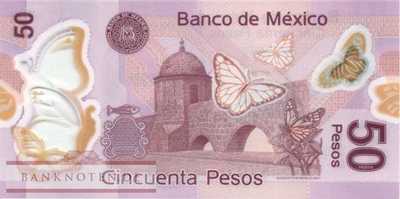 Mexico - 50  Pesos (#123A-T_UNC)