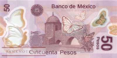 Mexico - 50  Pesos (#123A-U_UNC)