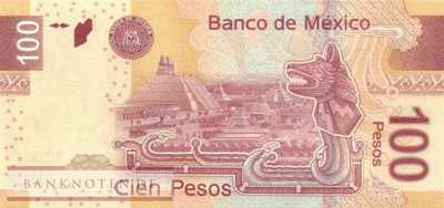 Mexico - 100  Pesos (#124h-Z_UNC)