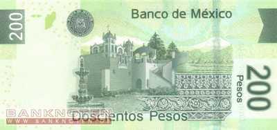 Mexico - 200  Pesos (#125-C_UNC)