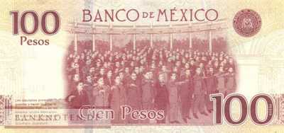 Mexico - 100  Pesos - Gedenkbanknote (#130b_UNC)