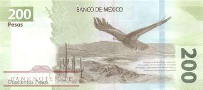 Mexico - 200  Pesos (#131A-3_UNC)
