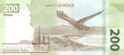 Mexico - 200  Pesos (#131A-4_UNC)