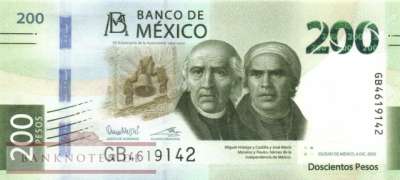 Mexico - 200  Pesos (#131A-4_UNC)
