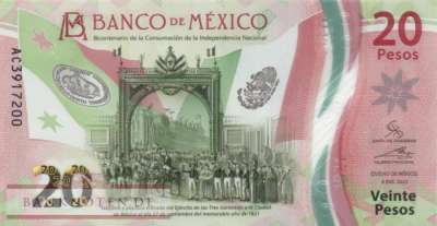 Mexico - 50  Pesos (#132a-U1_UNC)