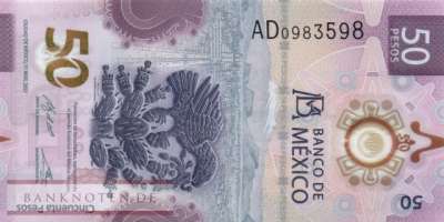 Mexico - 50  Pesos (#133a-U2_UNC)