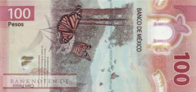 Mexico - 100  Pesos (#134a-U1_UNC)