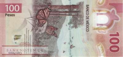 Mexico - 100  Pesos (#134b-U3_UNC)
