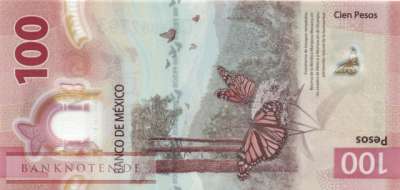 Mexico - 100  Pesos (#134f-U1_UNC)