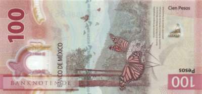 Mexico - 100  Pesos (#134f-U2_UNC)