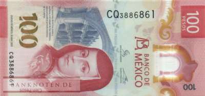 M - 100  Pesos (#134f-U2_UNC)