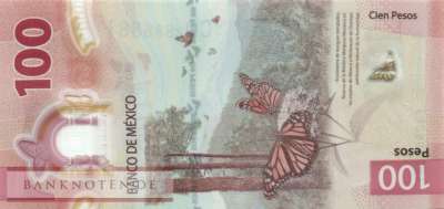 Mexico - 100  Pesos (#134f-U4_UNC)