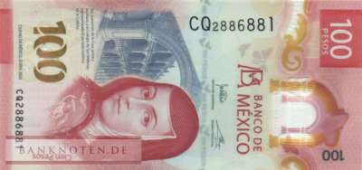 Mexico - 100  Pesos (#134f-U4_UNC)