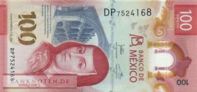 Mexico - 100  Pesos (#134h-U4_UNC)