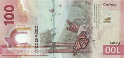 Mexico - 100  Pesos (#134j-U2_UNC)