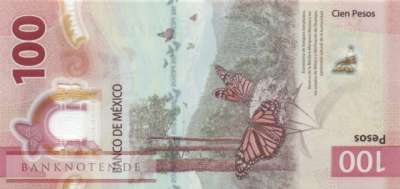Mexico - 100  Pesos (#134j-U4_UNC)
