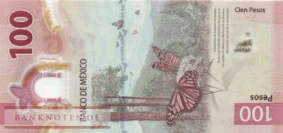 Mexico - 100  Pesos (#134j-U5_UNC)