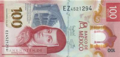 Mexico - 100  Pesos (#134j-U5_UNC)