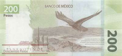 Mexico - 200  Pesos (#135f-U3_UNC)