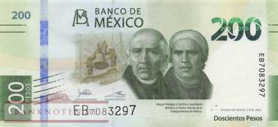 Mexico - 200  Pesos (#135f-U3_UNC)