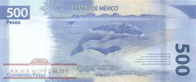 Mexico - 500  Pesos (#136w-1_UNC)