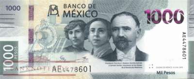 Mexico - 20  Pesos - Gedenkbanknote (#137a-U2_UNC)