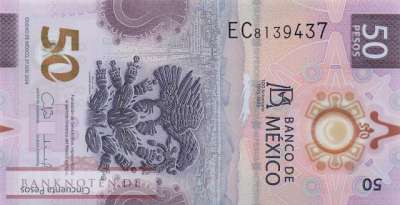 Mexico - 50  Pesos (#138a-5_UNC)