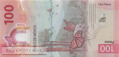 Mexico - 100  Pesos (#139-3_UNC)