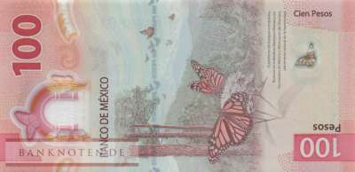 Mexico - 100  Pesos (#139a-4_UNC)